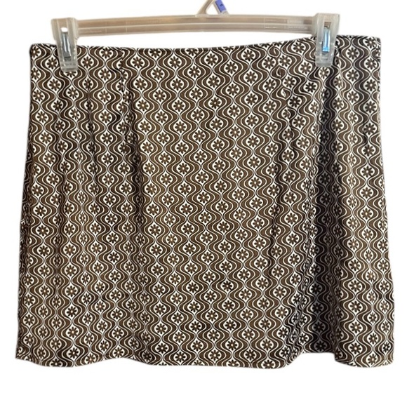 Hollister High Rise Brown Tan Lined Mini Pencil Skirt with Slit. Size Large. - Picture 3 of 8